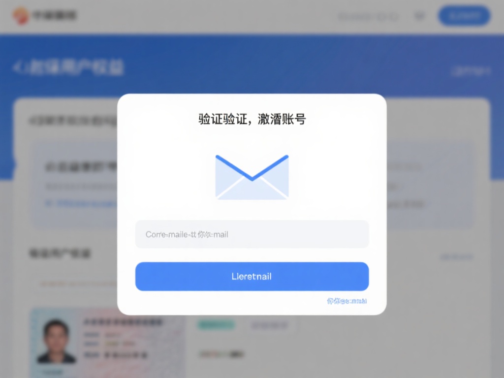 完成验证并激活帐号
提交信息后，平台会发送一封确